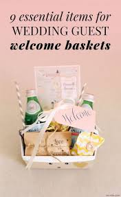 Wedding Welcome Bags 9 Things You Must Include For Guests Wedpics Blog Wedding Welcome Baskets Guest Welcome Baskets Wedding Welcome Gifts