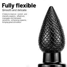 5.9 Inch Silicon Butt Plug With Pine Cone Thread | Uusextoy
