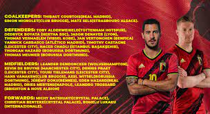 Belgium Euro 2020 Preview Squad Chances Predictions More