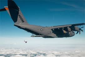 They both have 4 propellers and loading bay doors. Picture First Paratroops Jump From Europe S A400m News Flight Global