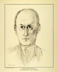 1934 Print Portrait Henry Morgenthau Jr Secretary Treasury Max Band FZ3
