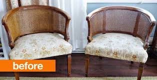 Before After Maria S Craigslist Cane Chair Makeover Cane Chair Makeover Chair Makeover Cane Chair