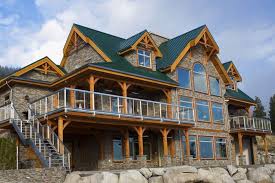 The Cansion Home Package From Linwood Homes Is The July 2017 Plan Of The Month The Home Is Over 3500 Square Feet Wi House Plans Timber Frame Plans Cedar Homes