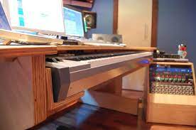 Digital audio workstation (daw) is software to record, mix, postproduction of music. Daw Desk Music Studio Room Home Studio Music Home Studio Desk