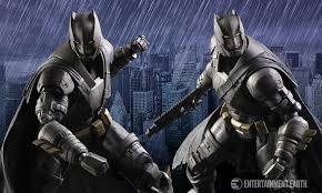 Despite being in the bulky armored batsuit, ben affleck managed to squeeze in a workout on the set of 2016's batman v superman: The Dark Knight Suits Up For His Biggest Battle With This Armored Batman Figure