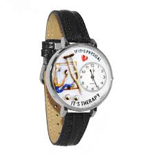 If possible, it is best to see a physical therapist who has experience treating people with parkinson's. Whimsical Gifts Physical Therapist Watch In Silver Large