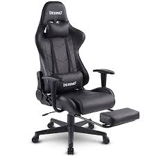 Amazon Com Desino Gaming Chair Racing Style High Back Computer Chair Swivel Ergonomic Executive Office Leath Leather Chair Leather Office Chair Computer Chair