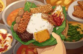 Nasi Jamblang In 2021 Ide Makanan Ilustrasi Makanan Seni Makanan