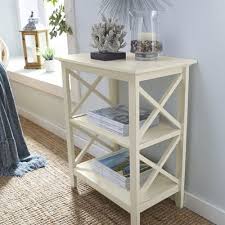Influenced By The Craftsman Style Of The Early 1900s Our Kenzie Accent Table Is All About Clean Honest D White Accent Table Small Bathroom Table Accent Table