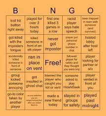 Us uk australia brasil canada deutschland india japan latam. Among Us A Bingo Card