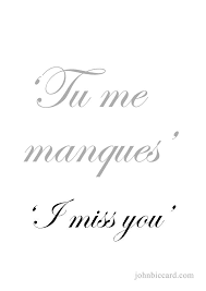I Miss You French Quotes French Love Quotes French Words