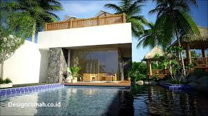 Desain rumah villa kali ini adalah bergaya minimalis modern yang sederhana, namun tampak elegan. Desain Rumah Bali Contoh Desain Rumah Villa Bali Terbaru 2018 Design Rumah