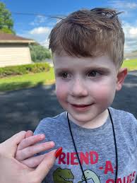 Can any one recommend a home barber preferable a male (As son asked) with  lot lot patients as has autism, at the moment he hair is nearly shoulder  lenth he is 5