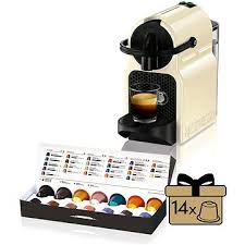 Fast heating system reaches the ideal temperature in just 25 so nespresso pixie or inissia? Nespresso De Longhi Inissia En80 Cw Capsule Coffee Machine Alzashop Com