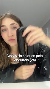 Ondas sin calor en pelo ondulado (2a)