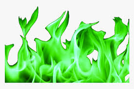 Glittering golden sparks flying in a blurred background. Green Fire Png Clipart Transparent Background Flames Png Download Kindpng