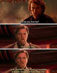 Pin By Hannah Johnson On Goodbye My Fandom Needs Me Star Wars Memes Star Wars Quotes Star Wars Humor