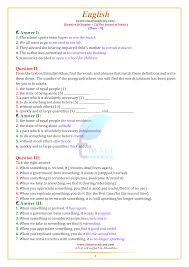 After writing the answer of class 9 english 2nd week assignment, match your answer with the assessment instructions yourself. Ncert Solutions For Class 9 English Beehive Chapter 2 In Pdf 2021 22