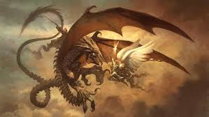 El príncipe de la milicia celestial derrotando a lucifer. San Miguel Arcangel Principe De La Milicia Celestial