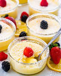 Lemon Pudding Cake In 2021 Lemon Pudding Recipes Lemon Pudding Cake Lemon Pudding