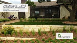 How to make a french drain. Terraced Planter Beds Result From Drainage Concerns Austin Drainage Landscape Development