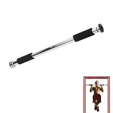 Por norma general, los ejercicios más habituales que hacemos en casa son las flexiones, crunch, dominadas, sentadillas y demás ejercicios de calistenia. Musculacion Gym Casa Barra De Dominadas Ajustable Para Puerta Ejercicios Musculacion 100 Cm Textilperu Com Pe