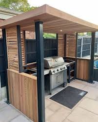 Try an arbor to create a cozier structure (and provide supports for flowering vines). Find Out The Best Ideas For Beginners And Also For Experienced Craftsmen Everything To Do With Woodworkin In 2021 Outdoor Bbq Kitchen Outdoor Bbq Area Outdoor Barbeque