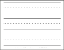 Large Dashed Writing Lines Printable Sheet Strips Great For Classroom Display Letter Writing Kindergarten Kindergarten Writing Paper Writing Lines