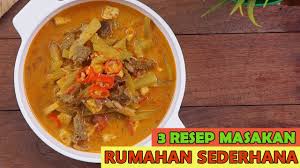 Panggang ikan khas padang ini memiliki citarasa yang unik dan menarik. 3 Resep Masakan Rumahan Yang Sederhana Dan Murah Meriah Youtube
