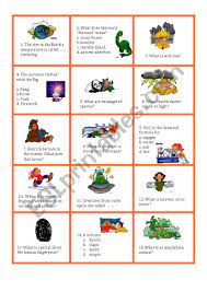Get your kids excited about science today! Science Trivia Card Game No 1 2 Esl Worksheet By Lyssipus