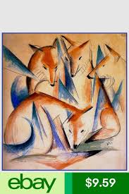 Orenco Originals Hand Embr Patterns Magazines Crafts Ebay Franz Marc Fox Art Expressionist Artists