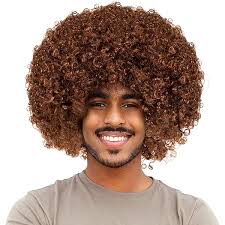 Amazon.com: Peluca de disfraz de Halloween, divertida y extraña de los años  70 y 80, juego de bigote y pelo rizado para fiestas y cosplay : Ropa,  Zapatos y Joyería