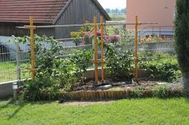Beschreibung Zum Leichteren Einschlagen In Die Erde Die Pfahle Mit Einer Spitze Versehen Dazu An Jeder Seite 6 5cm Rankhilfe Gartengestaltung Bauerngarten