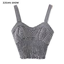 Black And White Plaid Tank Top Pin On Shirts