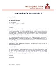 Your generous donation is deeply appreciated. Thank You Letter For Donation To Church Pdf Templates Jotform