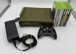 Xbox 360 Halo 3 Edition Console Bundle With Games, Cords And Controller