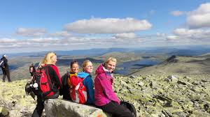 Gaustatoppen is not visible because that was 180 degrees the other way around, and the top was completely clouded. Gaustatoppen Hardangervidda