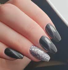 Black Cat Eye Ballerina Nails Gel Nails Nails Ballerina Nails In 2021 Gel Nails Ballerina Nails Nails