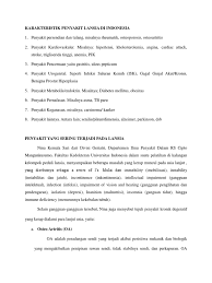 Maybe you would like to learn more about one of these? Karakteristik Penyakit Pada Lansia Pdf