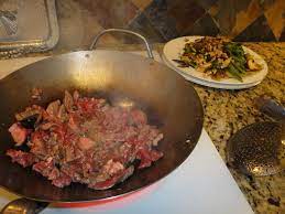 Sauté the potato, onion, pepper and garlic; Prime Rib Stir Fry Pam S Tactical Kitchen