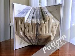 Family Book Folding Pattern 290 Folds 580 Numbered Pages Includes Free How To Guide With 3 Book Folding Patterns Book Folding Book Folding Patterns Free