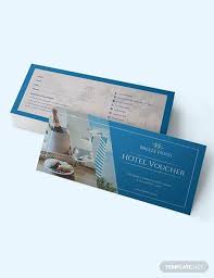 Hotel Voucher Template Word Psd Apple Pages Publisher Illustrator Desain