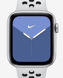 Apple Watch Nike Series 5 Gps With Nike Sport Band 40mm Silver Aluminum Case