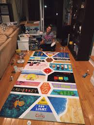 Pin By Frederick Ogle Game Room Base On A Good Time In 2020 Beer Pong Table Designs Beer Pong Table Diy Beer Pong Table Painted