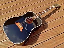 Gibson Black Acoustic Electric Guitar Gibson Elvis Presley Black Dove 37jt Acoustic Guitar Guitar Gibson Guitars