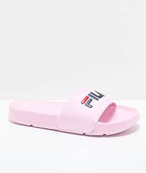 Fila Womens Drifter Pink Navy Red Slide Sandals In 2019