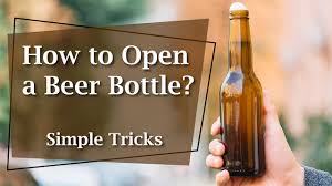 Position the spoon under the lip of the cap and, using the base of your thumb as leverage, pry. How To Open A Beer Bottle Without A Bottle Opener Beer Chronicles Youtube
