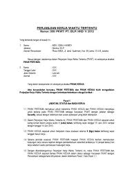Kontrak pekerjaan ini diterjemah dari teks asal bahasa inggeris yang dikeluarkan oleh kementerian sumber manusia, malaysia (ksm) atas. Contoh Surat Perjanjian Kontrak Kerja Download Doc Kita Punya