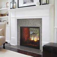 Install This Fireplace On An Exterior Wall And Enjoy Both Inside And Outside Fortress Indoo Outdoor Gas Fireplace Indoor Outdoor Fireplaces Indoor Fireplace