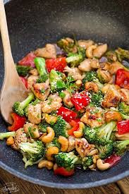Skinny Slow Cooker Kung Pao Chicken Coated In A Sweet Amp Spicy Sauce With Tender Vegetables Amp Crunchy Healthy Chicken Recipes Skinny Slow Cooker Recipes